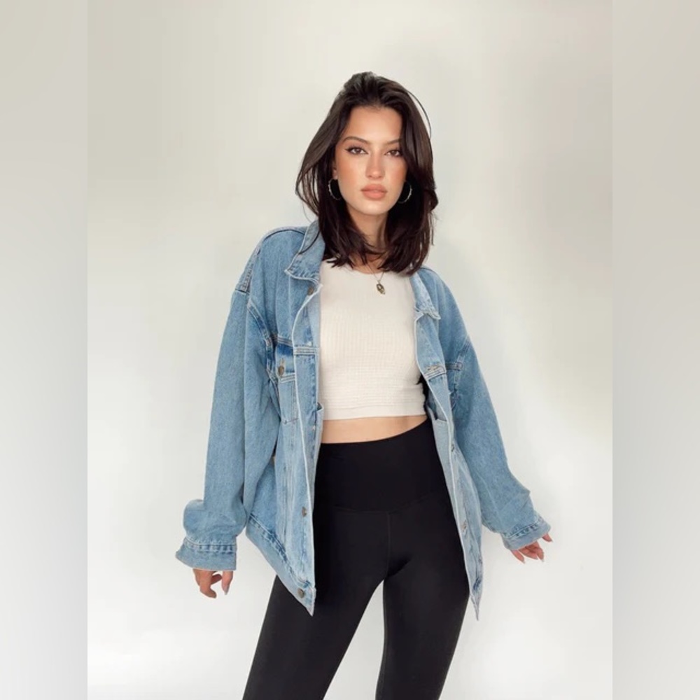 Mono b Oversized Denim Jacket